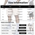 thumbnail image 4 of LTTVQM Cargo Shorts for Men Lightweight Breathable Stretch 2026 Summer Hiking Short Gym Casual Shorts Elastic Waistband Comfort Shorts with Pockets Black M, 4 of 8