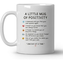 Positive Quotes Coffee Mugs, Inspirational Affirmation Ceramic Coffee Mug, Mental Health Self Love Coffee Cup for Women Teacher Therapy Counsel Office, 11oz Ceramic Cup White