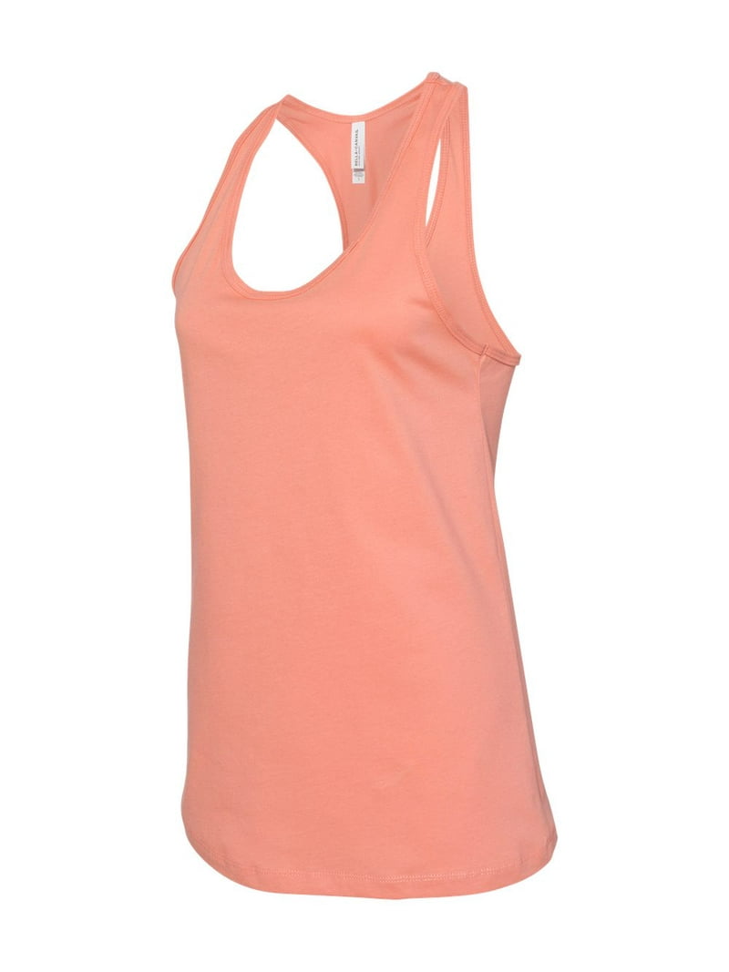 BELLA CANVAS Women's Jersey Racerback Tank, Sunset, XL - Main Image