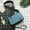 Blue, variant on Women Suitcase Box Shape Crossbody Shoulder Bag Letter Band Travel Carrying