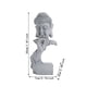 thumbnail image 4 of Estatua De Buda Guan Yin, Accesorios De Adorno, Regalos Tradicionales, Figurita De Kuanyin, Buda Femenino, Escultura De Meditación Para Estantería, Armario, Escritorio, Patio, Inauguración, 4 of 8