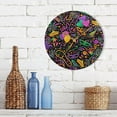 thumbnail image 7 of GZHJMY Mardi Gras Wall Clock, Silent Non Ticking Battery Operated Round PVC Clock for Kitchen Office School Home Decorative, 7 of 7