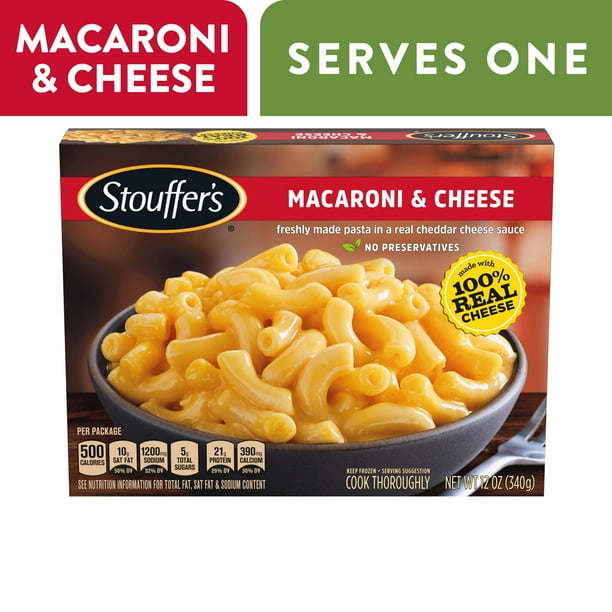 Stouffer S Macaroni Cheese Frozen Meal 12 Oz Walmart Com