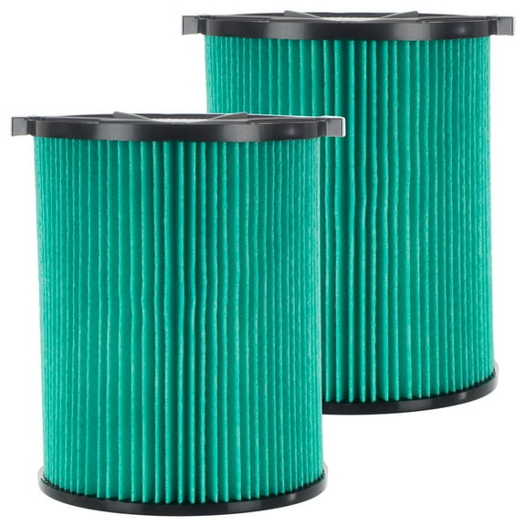 2 Pack Cartridge Filter Replacement Part # 97457 Compatible with RIDGID VF6000, 5-20 Gallon Wet & Dry Vacuums, Washable & Reusable