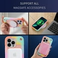 thumbnail image 4 of iPhone 13 Pro Max Case, [Compatible with MagSafe] Heavy Duty Drop Rugged Shockproof Durable Frame Protective Anti-Scratch Bumper Case for Apple iPhone 13 Pro Max 6.7 Inch 2021 Release,Rainbow, 4 of 5