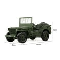 thumbnail image 2 of 685006 1/18 Jeep Toy Car Tactics Car Model Decoration and Gift for Children, 2 of 7