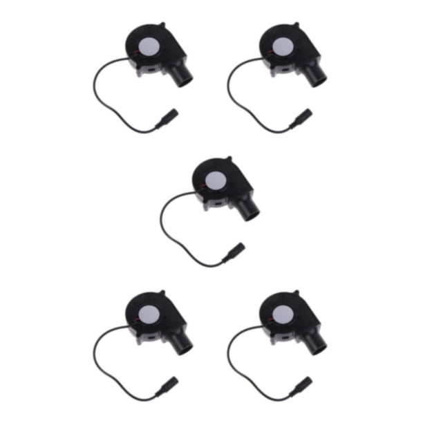 Eigraketly Ventilador de Metal de fundición de 7,5 cm y 12V, soplador de aire portátil 2300PRM, ventiladores eléctricos Turbos de cocina para Type2