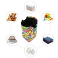 thumbnail image 7 of Yayeee Freestanding Laundry Hamper with Handle Collapsible Large Storage Basket for Clothes, Vibrant Dinosaur, 7 of 7