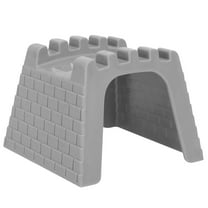 NUOLUX 1Set Toy Train Tunnel Model Train Railway Set Accessory Plastic Grey 10.00X9.90X7.60CM