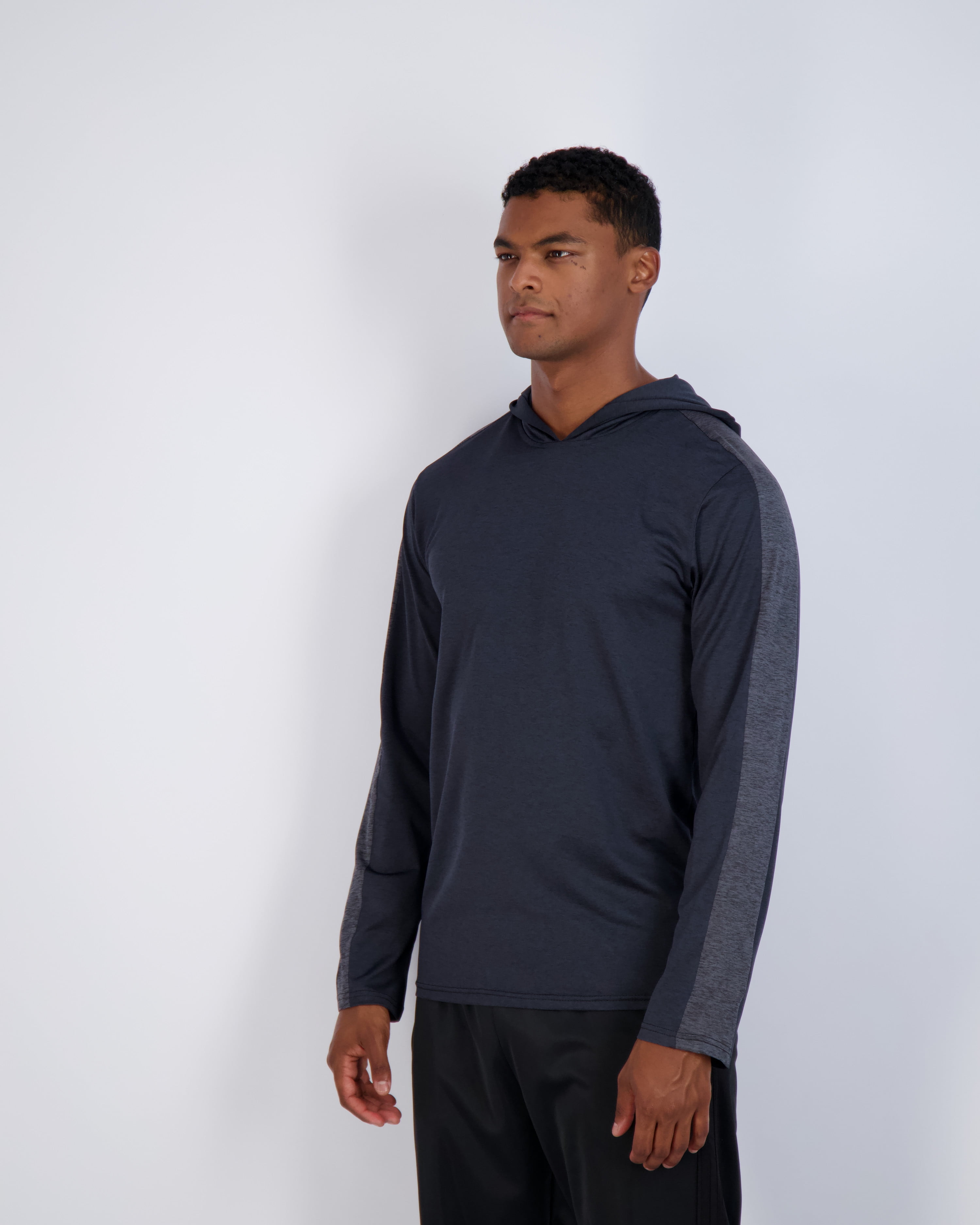 Real Essentials Men's 3-Pack Dry Fit Long Sleeve Active Hoodie - Big & Tall Sizes, Moisture Wicking, UPF 50+ - View #5