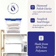 thumbnail image 3 of 2-Pack Secure Latch, Clear Plastic Storage Organizer Bins, 64 Quart, Blue Lid - Stackable Container Boxes for Bedroom, Bathroom, Garage, and Office Organization, 3 of 21