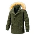 thumbnail image 2 of ZHYou Mens Winter JacketWinter Jacket with Hood Water Repellent Windproof Thicken Parka Winter Coat, 2 of 6