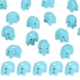 thumbnail image 1 of Uxcell Paquete de 20 Mini Elefantes de Resina, Pequeñas Figuras de Elefante para Decoración de Jardín de Hadas/Paisajismo en Miniatura en Casa [Azul], 1 of 6