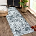 thumbnail image 2 of Hasoo Runner Rug 2' x 8' Machine Washable Rug for Hallway Entryway Gray Persian Distressed Area Rugs Indoor Floor Cover Carpet Rug Soft Velvet Mat Foldable Accent Rug, 2 of 6