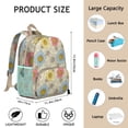 thumbnail image 3 of Wildflower Sunflower Backpack - Breathable Adjustable School Bag with Reinforced Stitching, 3 of 6