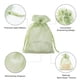 thumbnail image 2 of Envoltorio de regalo QIANF - Bolsas de organza (20 unidades, 15 x 23 cm), color verde claro, 2 of 7