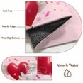 thumbnail image 6 of Area Rug for Living Room, Valentine's Day Non-Slip Indoor Ex Large Carpet for Bedroom/Dining Room, Romantic Red Love Hearts Cute Washable Low-Profile Rectangle Floor Runner Rugs - 8 x 10 Ft, 6 of 8