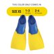 thumbnail image 2 of Aletas de natación FINIS Long Floating Azul/Amarillo Talla XS, 2 of 7