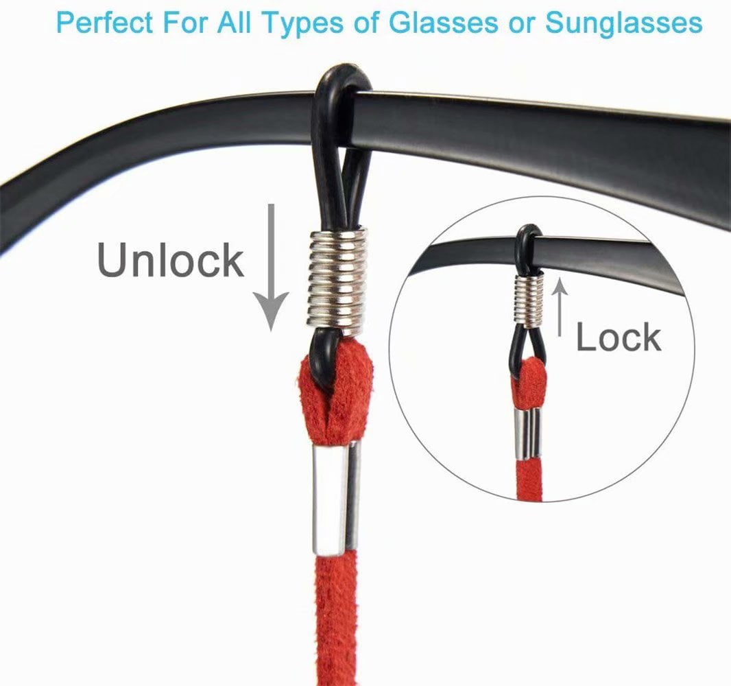4PCS Premium Eyeglass String Holder Straps Adjustable Eyewear