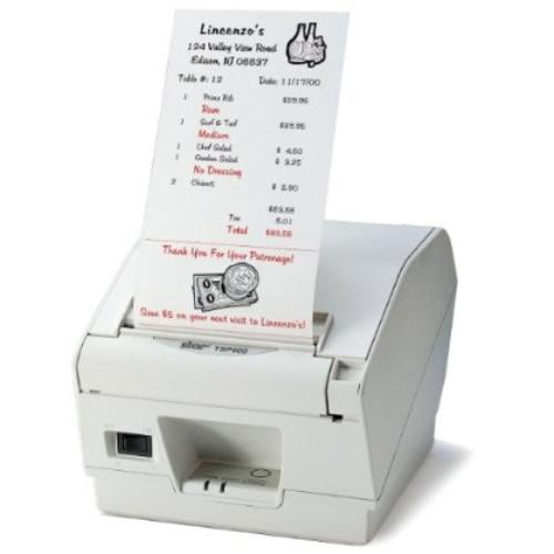 Star Micronics 39443911 TSP800II Series Direct Thermal Receipt Printer - Gray - TSP847IIU-24GRY