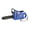 Blue, variant on Keychain Compact Chainsaw Keychain with Interactive Rope Pull Decompression Play Adjustable Handle Detachable Saw Chain Realistic Tool