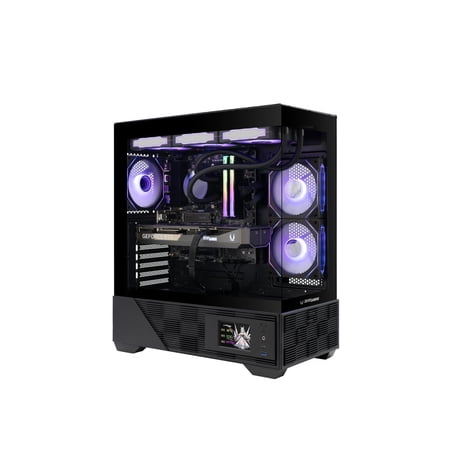 MEK AI-Enhanced Gaming PC Desktop Computer - NVIDIA GeForce RTX 5070 TI, AMD Ryzen 7 9700X Up to 5.5GHz, 32GB DDR5 RGB, 1TB NVME M.2 SSD, 750W 80+ GOLD PSU, WiFi+BT, Windows 11