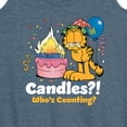 thumbnail image 3 of Garfield - Candles Who's Counting - Women's Racerback Tank Top, 3 of 5