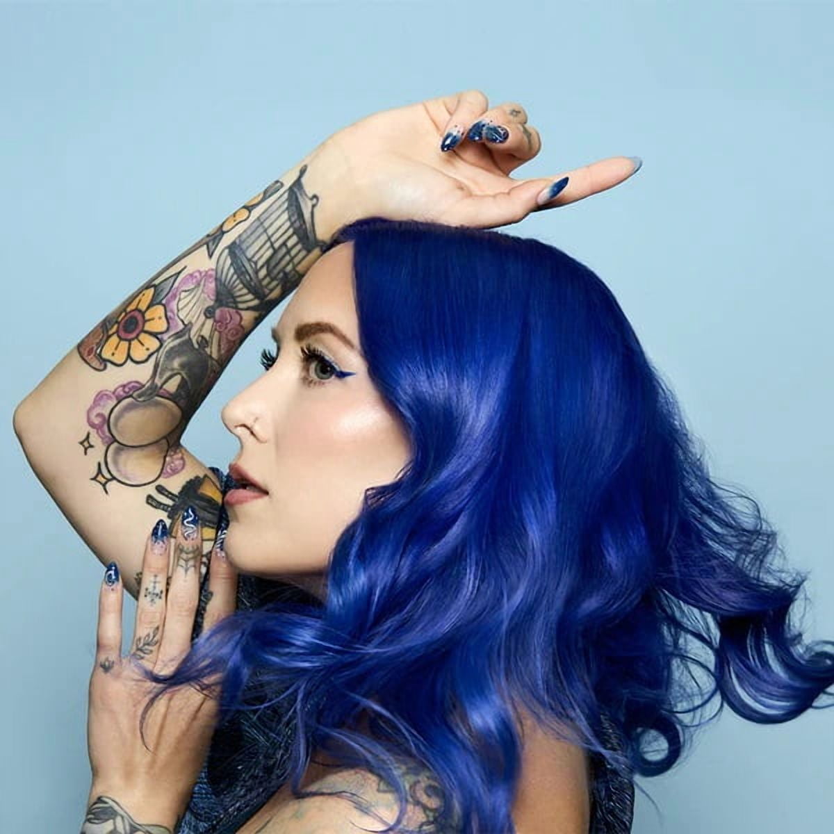 Arctic Fox Sorceress Midnight Blue Purple Semi-Permanent Cruelty-Free Vegan Hair Dye Color
