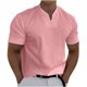 thumbnail image 1 of Hombres Casual Sólido Con Bolsillos Deportes De Manga Corta Con Cuello En V Ropa De Entrenamiento De Fitness Camiseta Top Pompotops oipoqjl34291, 1 of 9