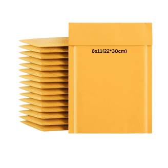 M7 Packaging Bubble Mailers 100 Pack Wit - Zelfsluitende Gewatteerde Enveloppen 260x350mm - Veilig Verzenden