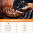 thumbnail image 5 of TELOLY Barbecue Gloves Heat Resistant Oven Gloves with 800 Degrees Extremely Heat Resistant Cooking Gloves for Baking Grilling Cooking Bbq Heat Resistant Gloves, 5 of 7