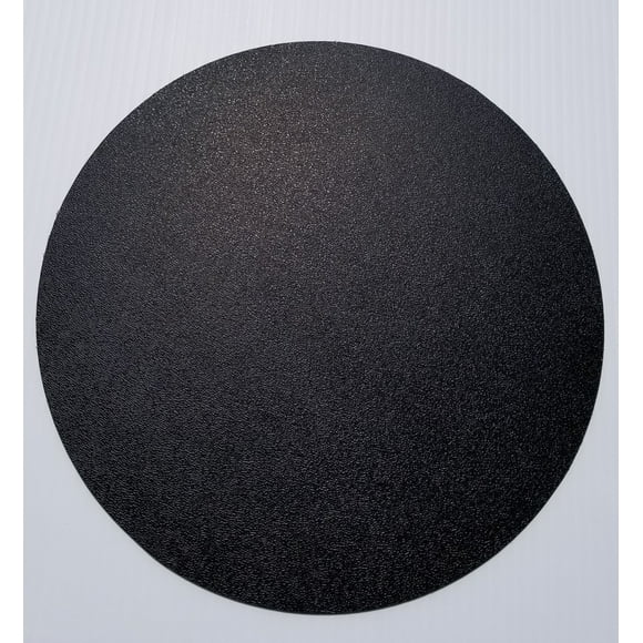Feuille de Plastique ABS 1/8 Pouces Cercle Épais Choisissez Votre Diamètre (Noir, 12 Pouces)