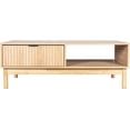 thumbnail image 1 of Mesa de centro Molte Mobica con estilo minimalista y funcionalidad, estructura de melamina, pata de madera maciza de caucho para completar tu sala, 1 of 6