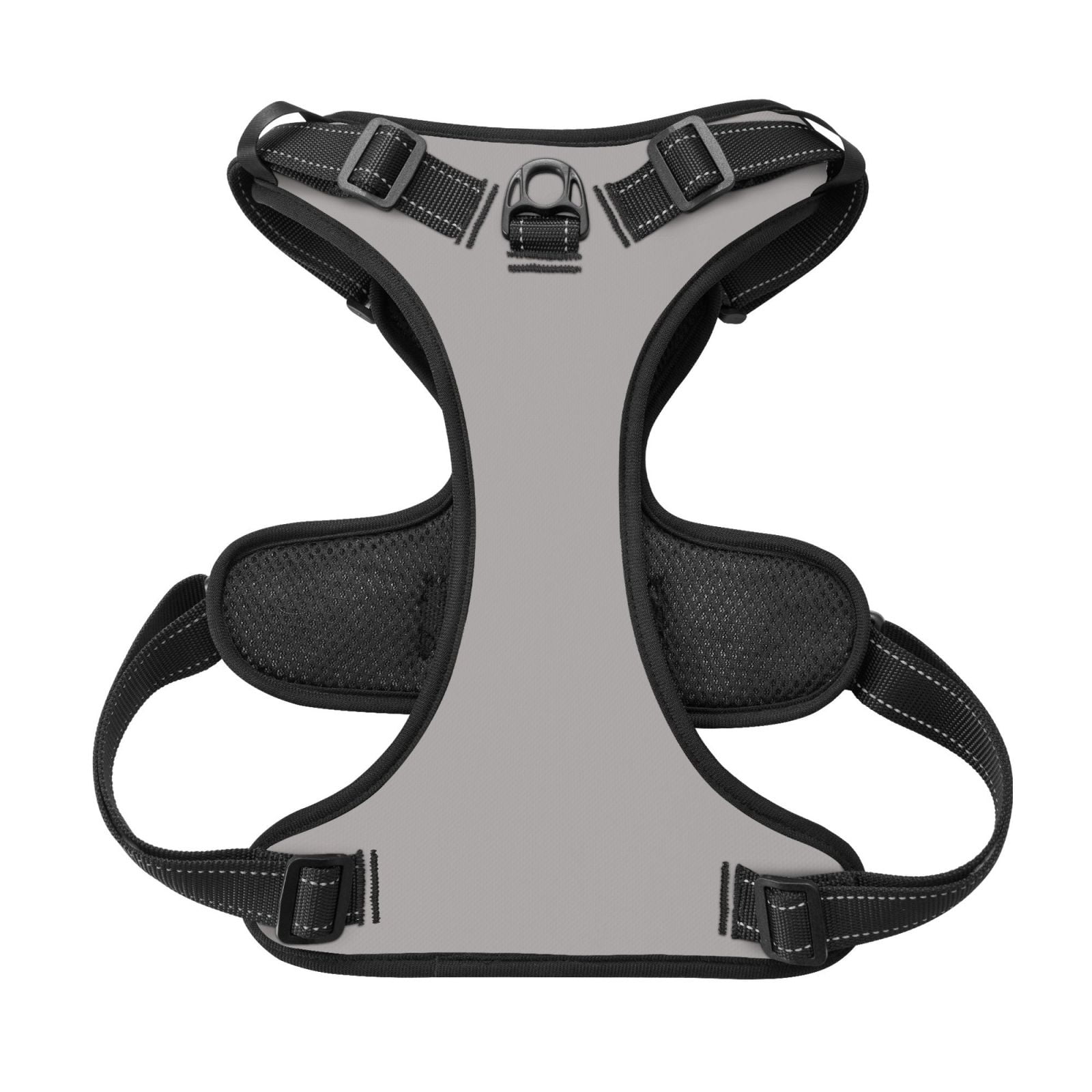 Kdxio Gary Print No Pull Dog Harness Adjustable Reflective Oxford Easy Control Medium Large Dog Harness For Training And Everyday-Medium