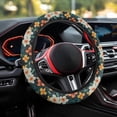thumbnail image 3 of Uorisanigo Hibiscu Car Steering Wheel Protector Fashion Steering Wheel Cover for Women Easy to Install Car Wheel Covers for SUV Vehicle Sedan Breathable Car Accessories Gift for Daughter, 3 of 8