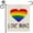 Color 16, variant on Newhomestyle Love is Love Rainbow Garden Flag ,Pride Gay Pride Lesbian LGBT, Yard Flag Outdoor Decoration 12×18 Inch