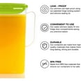 thumbnail image 5 of LocknLock Fridge Jug with Handle for Storing Water/Juice/Tea, Airtight, Plastic, 2 qt, Green, 5 of 6