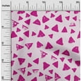 thumbnail image 2 of oneOone Cotton Poplin Fuschia Pink Fabric Geometric Sewing Fabric By The Yard Printed Diy Clothing Sewing Supplies 42 Inch Wide, 2 of 4