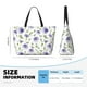 thumbnail image 4 of Easygdp Purple Chicory Bolsa de Viaje de Playa de Gran Capacidad, Bolsa Tote Perfecta para la Playa, Escapadas de Fin de Semana y Viajes, 4 of 7