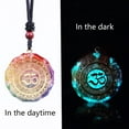 thumbnail image 6 of Orgonite Luminous Energy Pendant Natural Crystal Chakra Orgon Energizing Necklace Absorbs Negative Healing Jewelry, 6 of 17