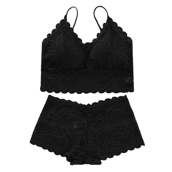 YEJIMAN Lingerie for Women Female Lace Seamless Vest Ultrathin Padded Bra Sets Ladies Underwear Brief Set Lingerie Sets