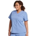 thumbnail image 6 of Dickies Balance Scrubs Top for Women V-Neck DK812, XS, Ciel Blue, 6 of 7