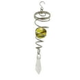 thumbnail image 1 of Carillon Électroplaqué avec Queue de Vent Rotative et Petit Cristal à Double Spirale, en Acier Inoxydable, 65g, pour Décoration Intérieure/extérieure, 1 of 3