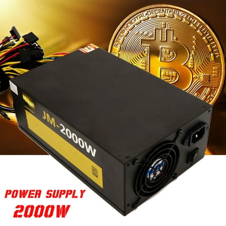 2000W ATX Mining Miner Power Supply PCI-E For 8 GPU ETH BTC Bitcoin motorcycleaccessorie Rig Miner Bitcoin Mining
