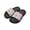 Conch Shell Starfish, variant on Vintage Blue Sea Turtle Print Kids Slippers Indoor Outdoor Summer Slide Sandals Stylish Grils Shower Shoes Lightweight Slides