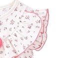 thumbnail image 5 of SGFCWSX Girls 2 Piece Outfits Floral Ruffle Sleeve Tops Layered Bow Shorts Summer Casual Clothes Set Pink Size 4T, 5 of 7