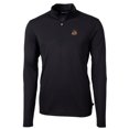 thumbnail image 2 of Men's Cutter & Buck Black Oregon State Beavers Virtue Eco Pique Recycled Quarter-Zip Pullover Top, 2 of 3