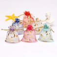 thumbnail image 3 of Bolsa de Organza de corazón de amor dorado, 50 piezas, regalo de gasa de boda, bolsas de Navidad, embalaje de joyería, 7x9cm, 9x12cm, 11x16cm, 13x18cm, 3 of 4