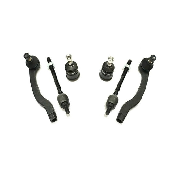 6 Pc Front Steering Tie Rod Ends Outer Inner Lower Ball Joints Kit Fits select: 1996-2000 HONDA CIVIC
