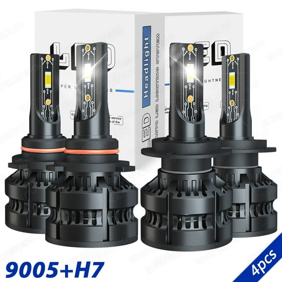 LED Headlight Bulbs Kit 6000K White for 2008-2014 Subaru Tribeca 2009 2010 2011 2012 2013